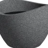 Scheurich Übertopf Wave Globe Serie 250 schwarz granit Ø 50 cm