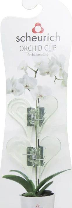 Scheurich Orchideen-Clips grün 2er Pack