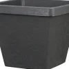 Scheurich Pflanzgefäß Stones Square Serie 286 anthrazit 40 cm