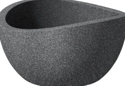 Scheurich Pflanzschale Wave Globe Bowl Serie 252 schwarz granit Ø 40 cm