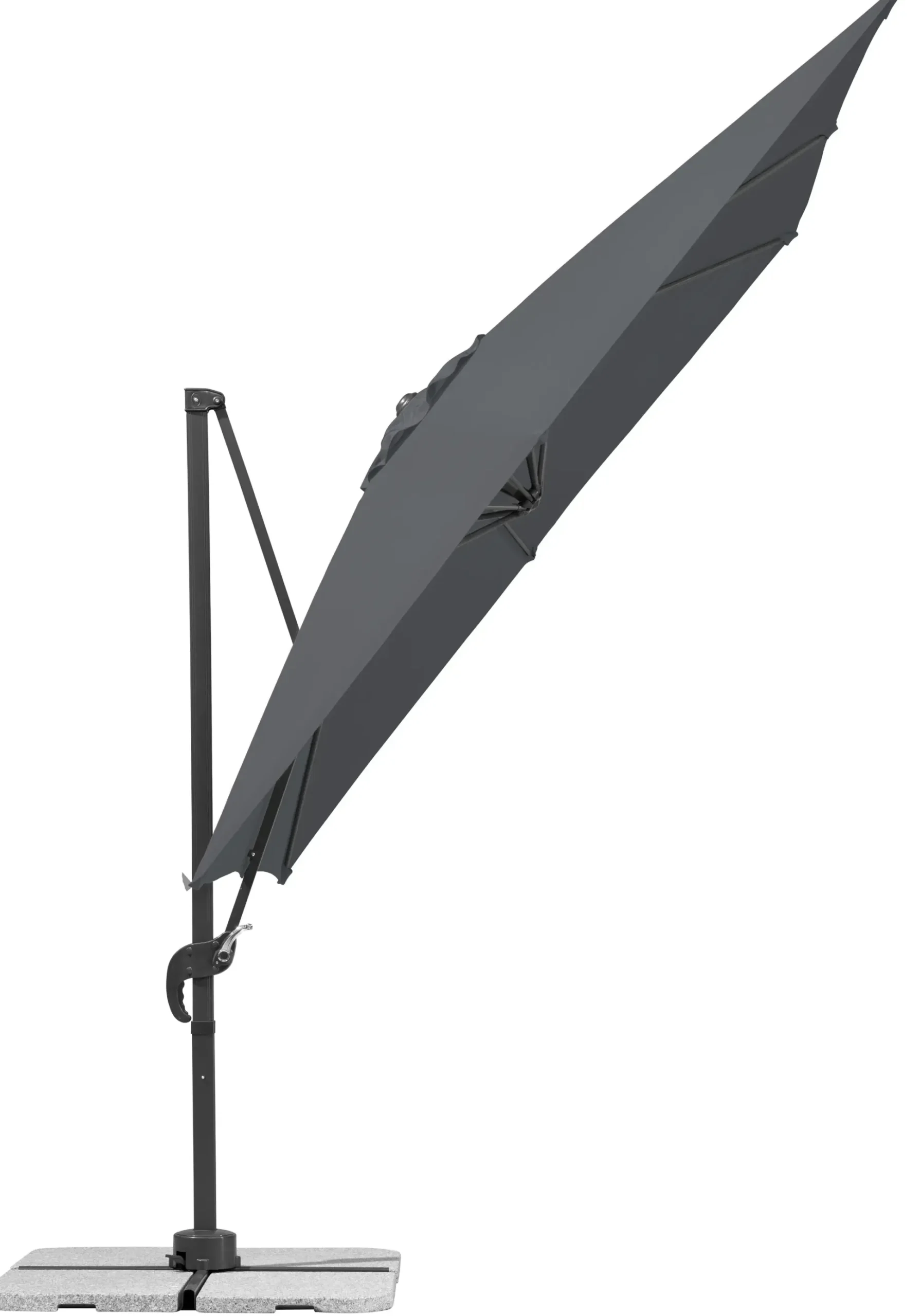 Schneider Ampelschirm Rhodos Junior anthrazit 270 x 270 cm