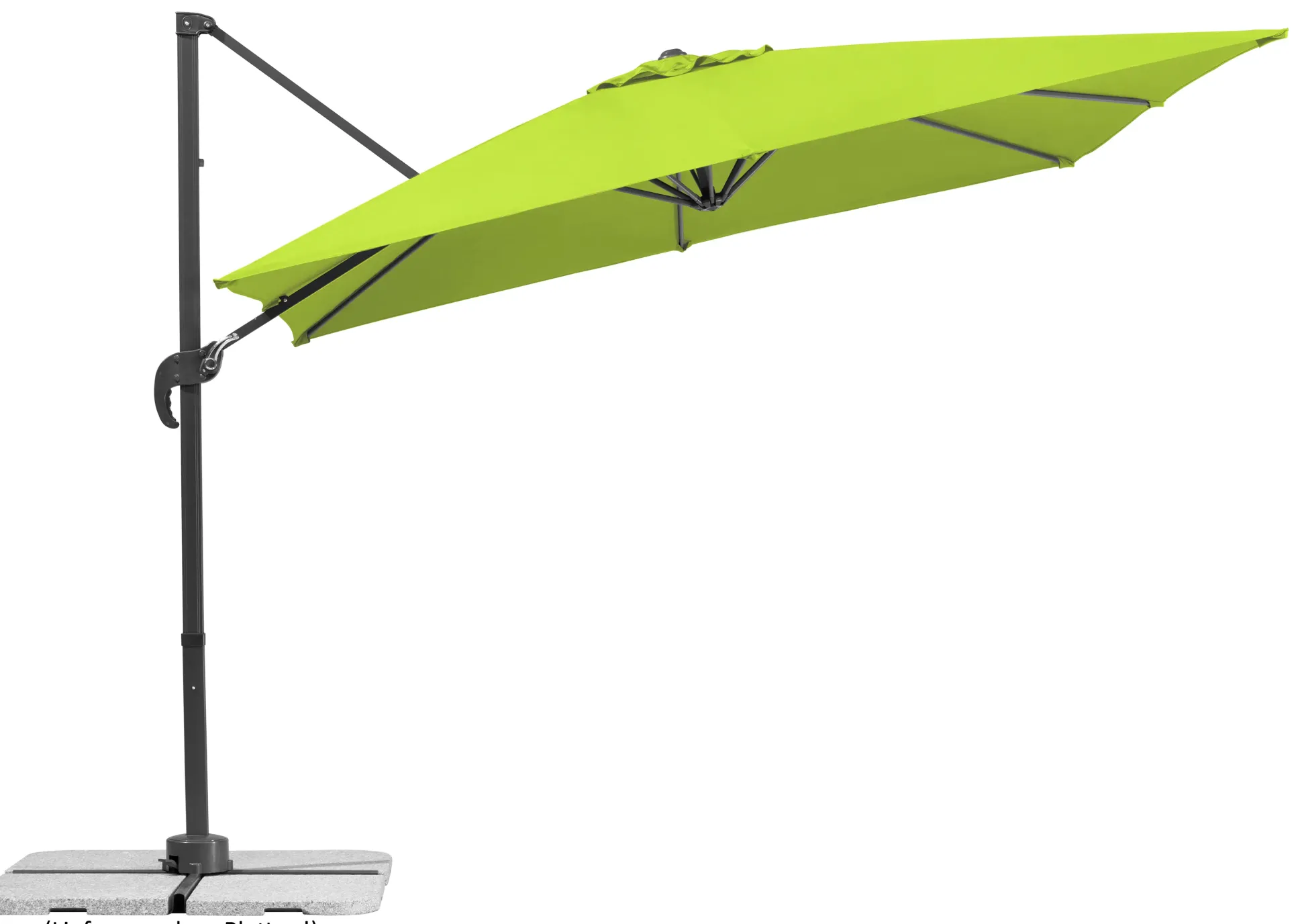 Schneider Ampelschirm Rhodos Junior apfelgrün 270 x 270 cm