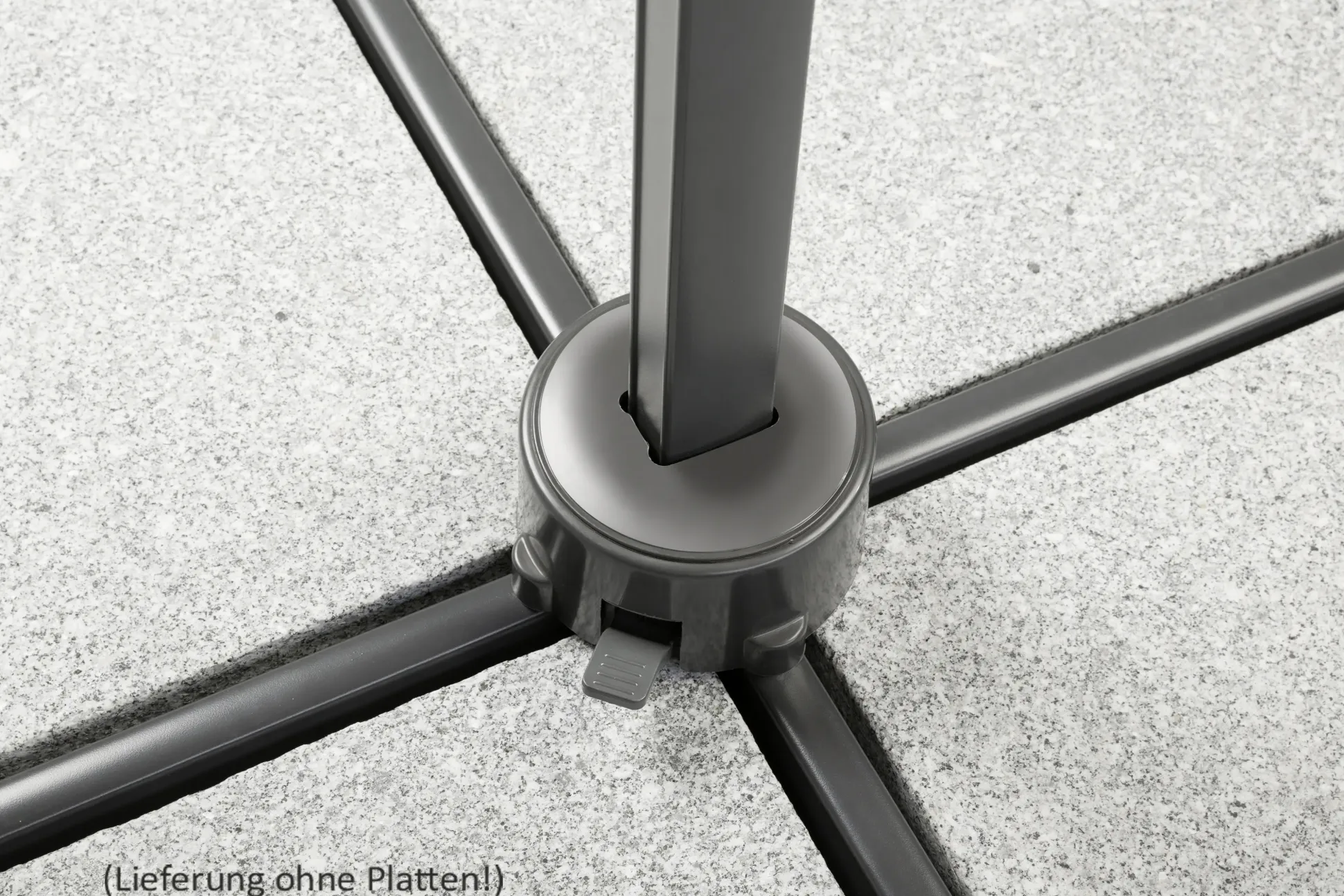 Schneider Ampelschirm Rhodos Junior apfelgrün 270 x 270 cm