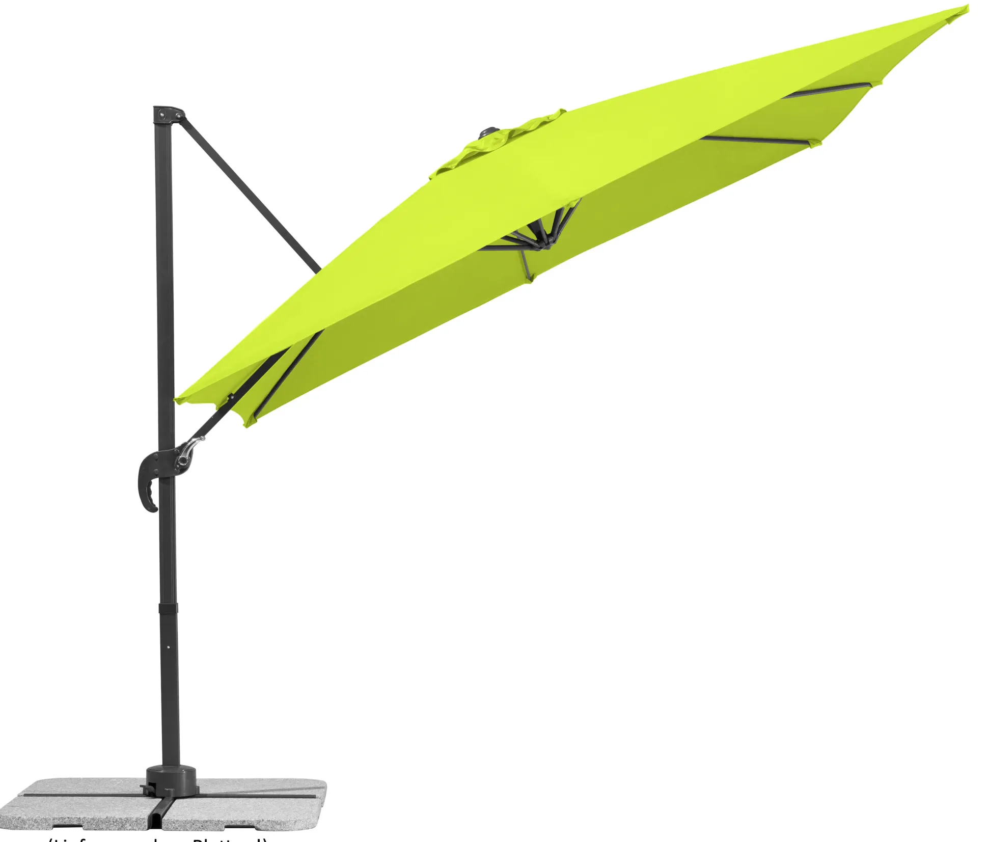 Schneider Ampelschirm Rhodos Junior apfelgrün 270 x 270 cm