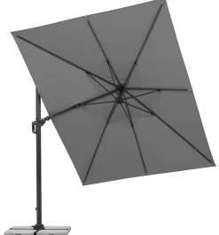 Schneider Ampelschirm Rhodos Twist anthrazit 350 x 260 cm