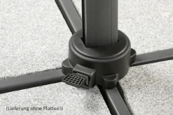 Schneider Ampelschirm Rhodos Twist anthrazit 350 x 260 cm