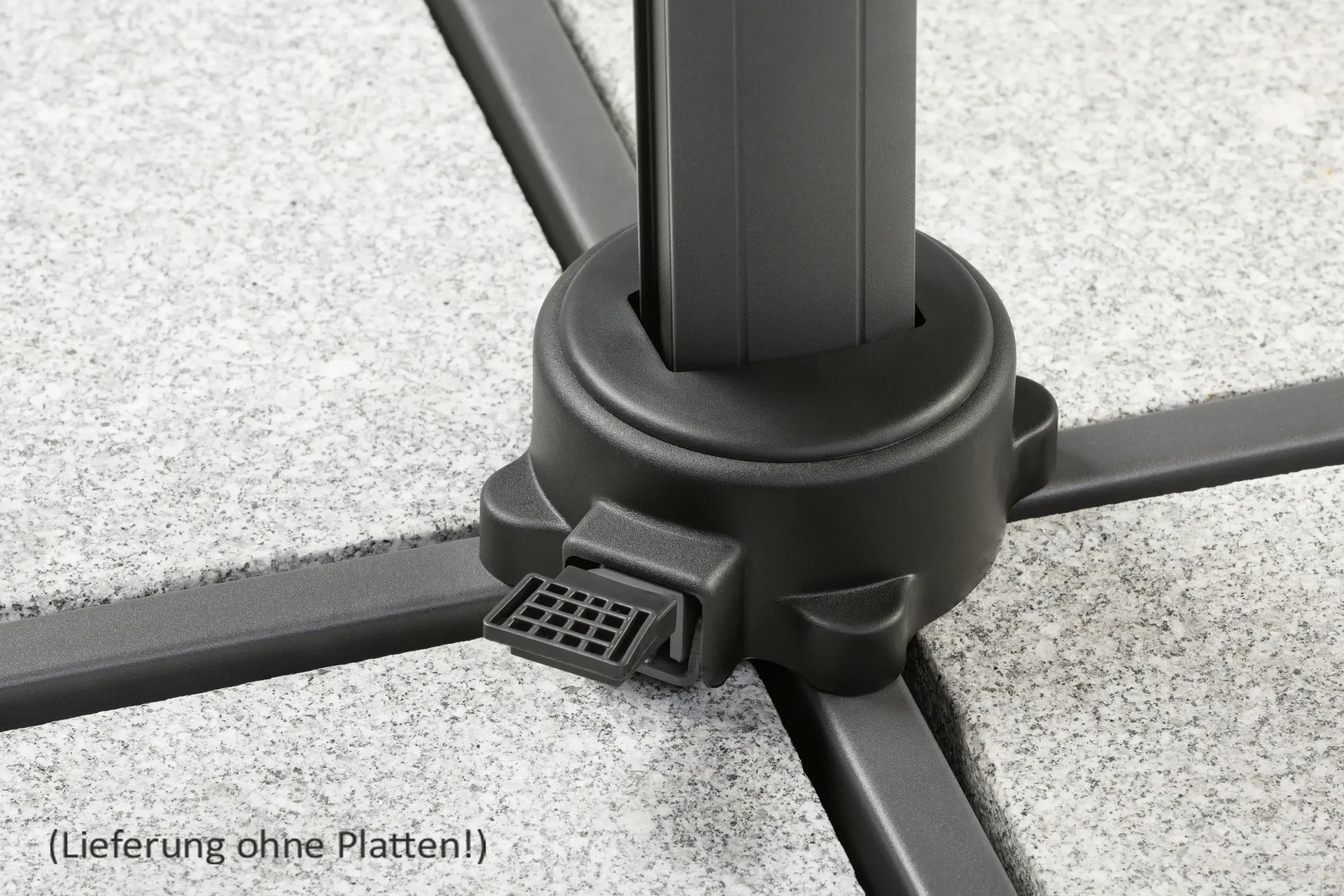 Schneider Ampelschirm Rhodos Twist anthrazit 350 x 260 cm
