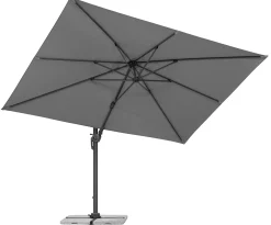 Schneider Ampelschirm Rhodos Twist anthrazit 350 x 260 cm