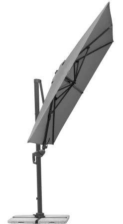 Schneider Ampelschirm Rhodos Twist anthrazit 350 x 260 cm