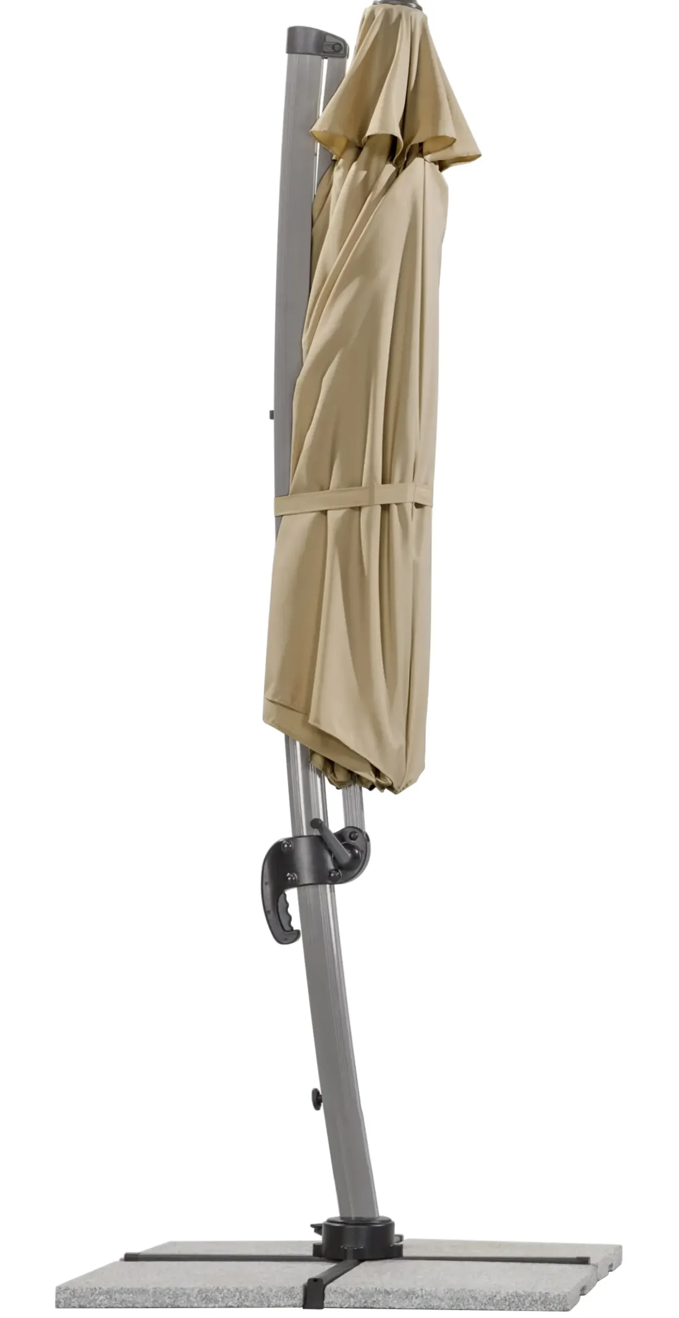 Schneider Ampelschirm Rhodos Rondo sand Ø 350 cm