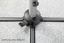 Schneider Ampelschirm Rhodos Rondo sand Ø 350 cm