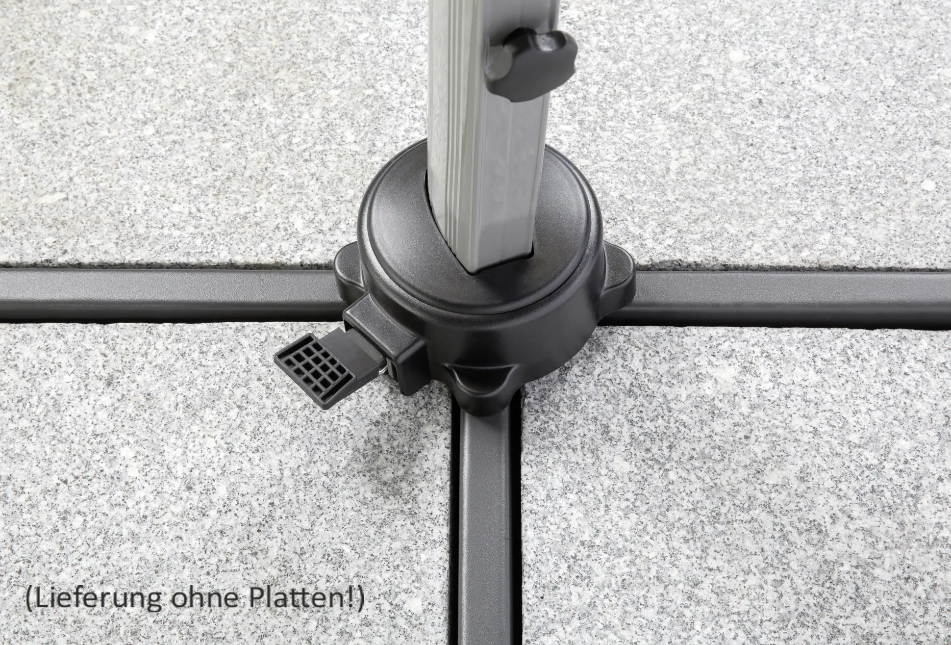 Schneider Ampelschirm Rhodos Rondo sand Ø 350 cm