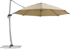 Schneider Ampelschirm Rhodos Rondo sand Ø 350 cm