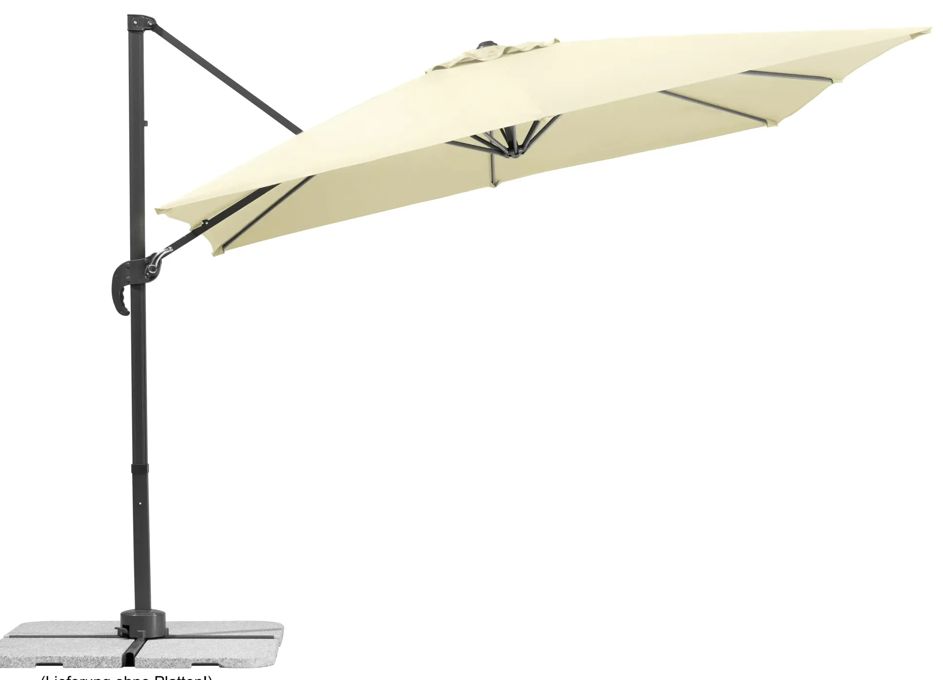 Schneider Ampelschirm Rhodos Junior natur 270 x 270 cm