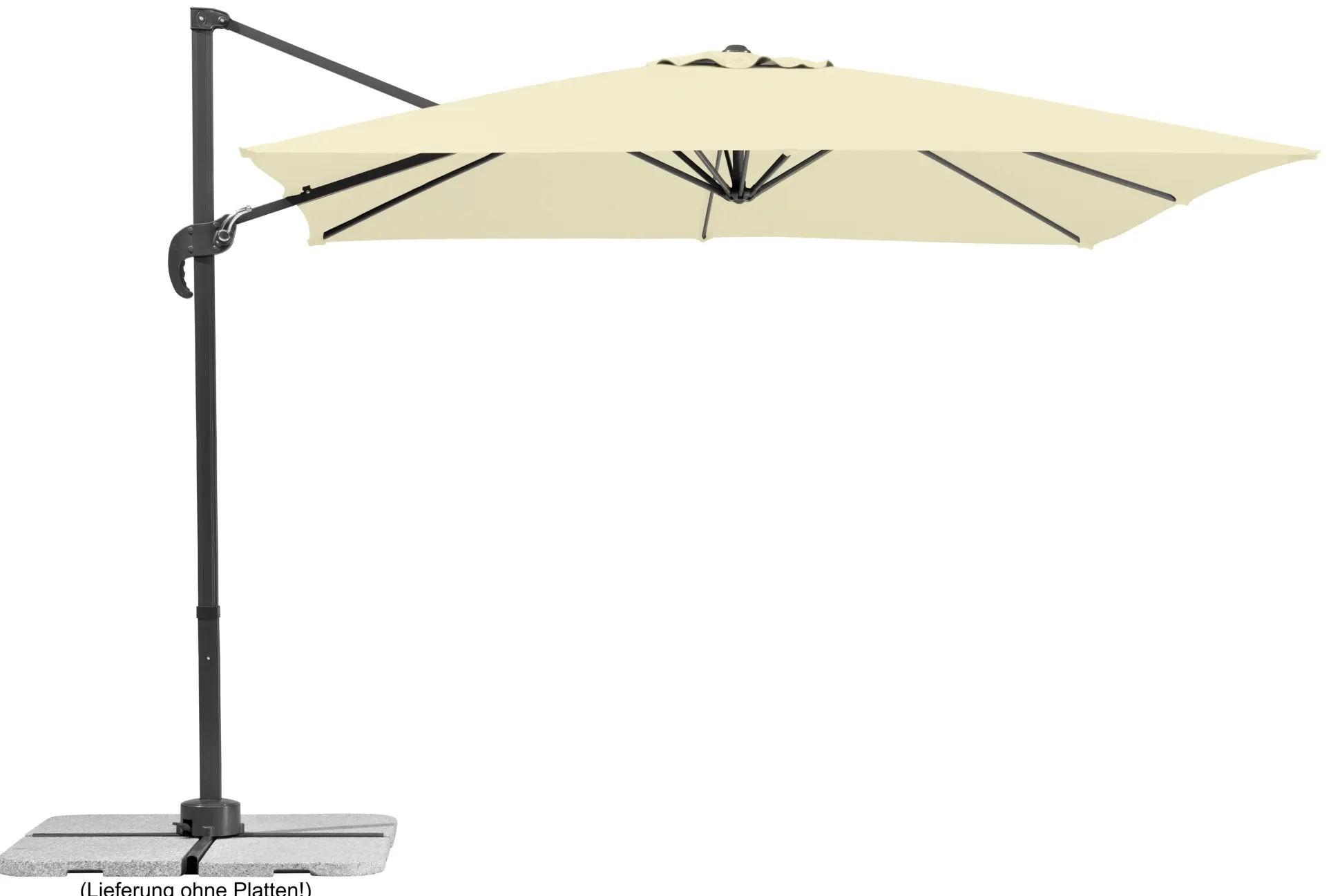 Schneider Ampelschirm Rhodos Junior natur 270 x 270 cm