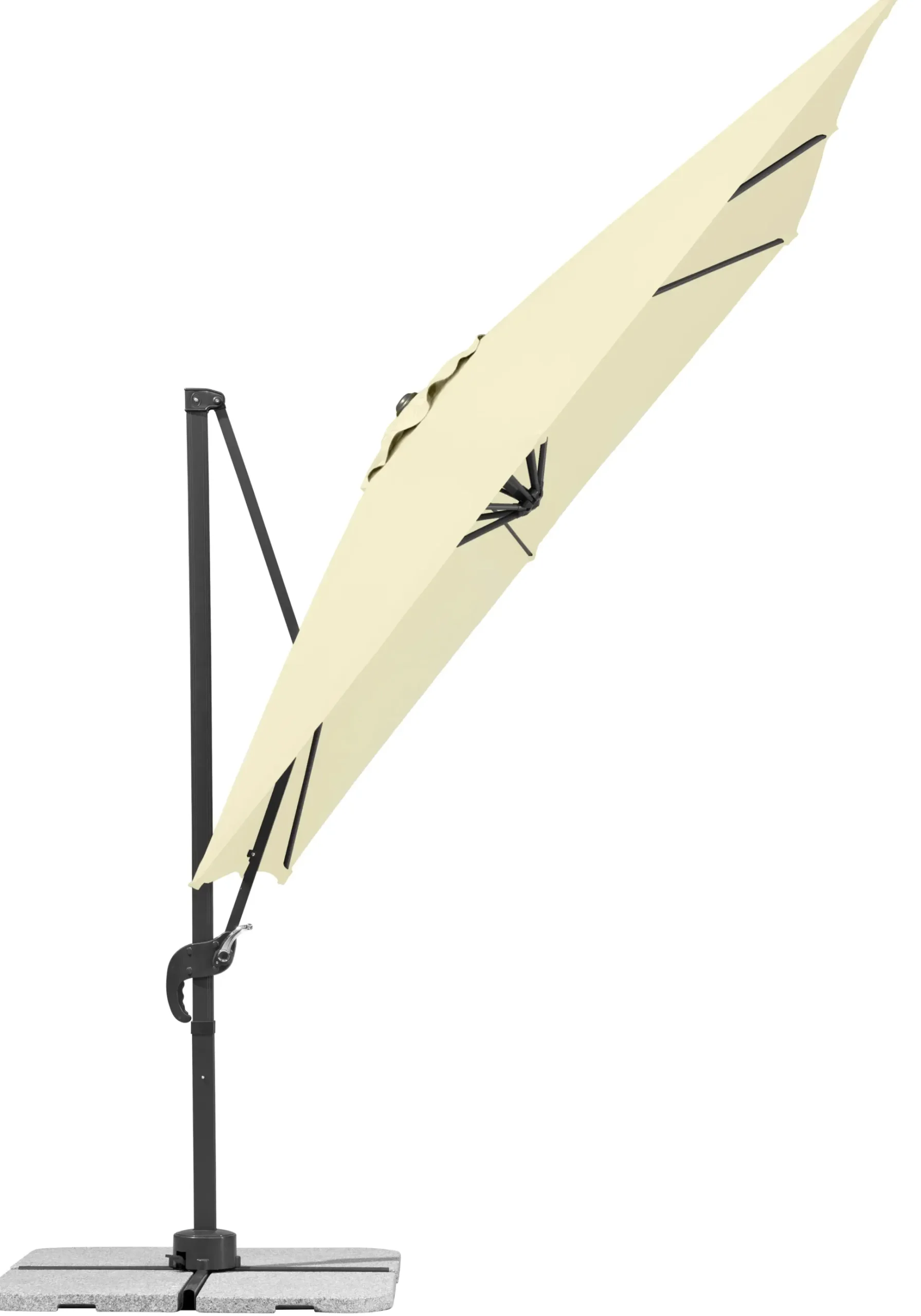 Schneider Ampelschirm Rhodos Junior natur 270 x 270 cm