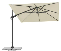 Schneider Ampelschirm Rhodos Twist natur 350 x 260 cm