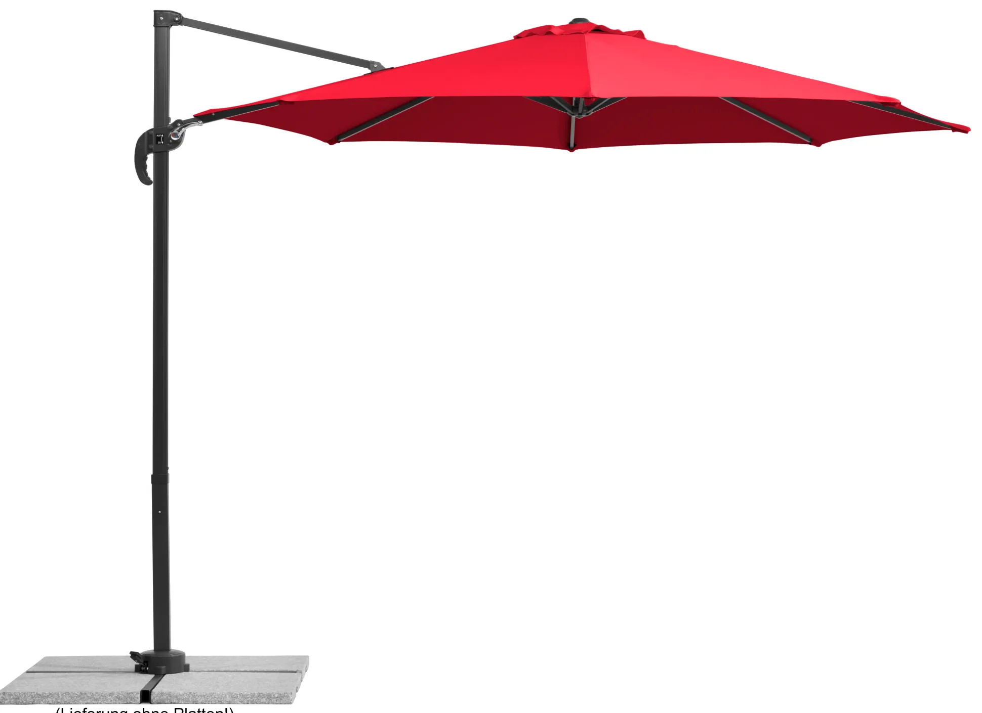 Schneider Ampelschirm Rhodos Junior rot Ø 300 cm