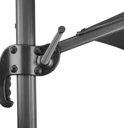 Schneider Ampelschirm Rhodos Blacklight anthrazit Ø 300 cm