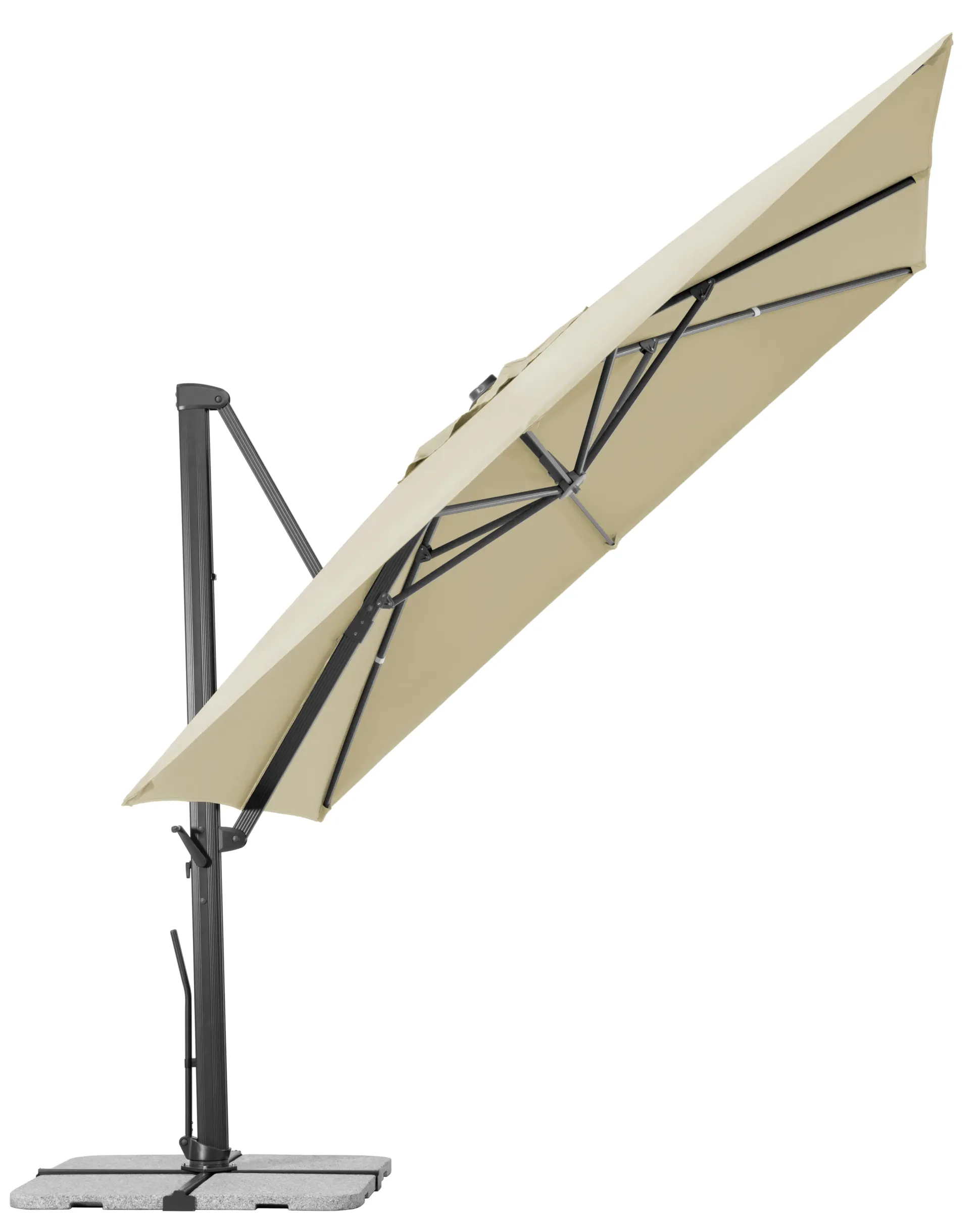 Schneider Ampelschirm Rhodos Smart natur 300 x 300 cm