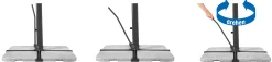 Schneider Ampelschirm Rhodos Smart natur 300 x 300 cm