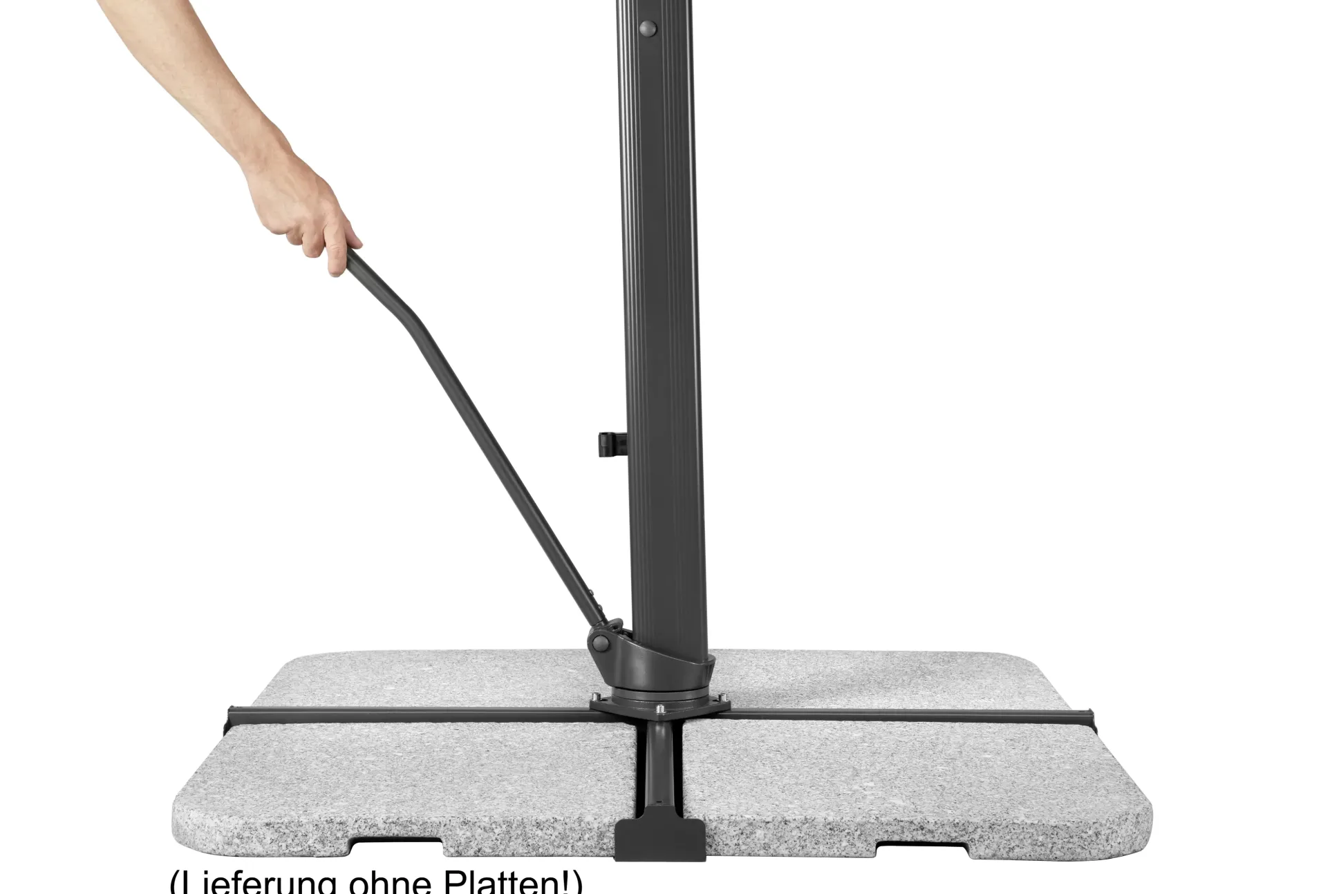 Schneider Ampelschirm Rhodos Smart natur 300 x 300 cm