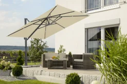 Schneider Ampelschirm Rhodos Smart natur 300 x 300 cm
