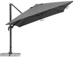 Schneider Ampelschirm Rhodos Grande anthrazit 300 x 400 cm