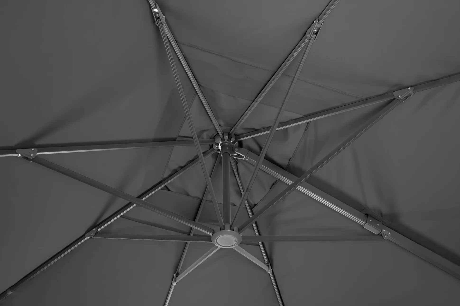 Schneider Ampelschirm Rhodos Grande anthrazit 300 x 400 cm