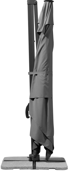 Schneider Ampelschirm Rhodos Grande anthrazit 300 x 400 cm