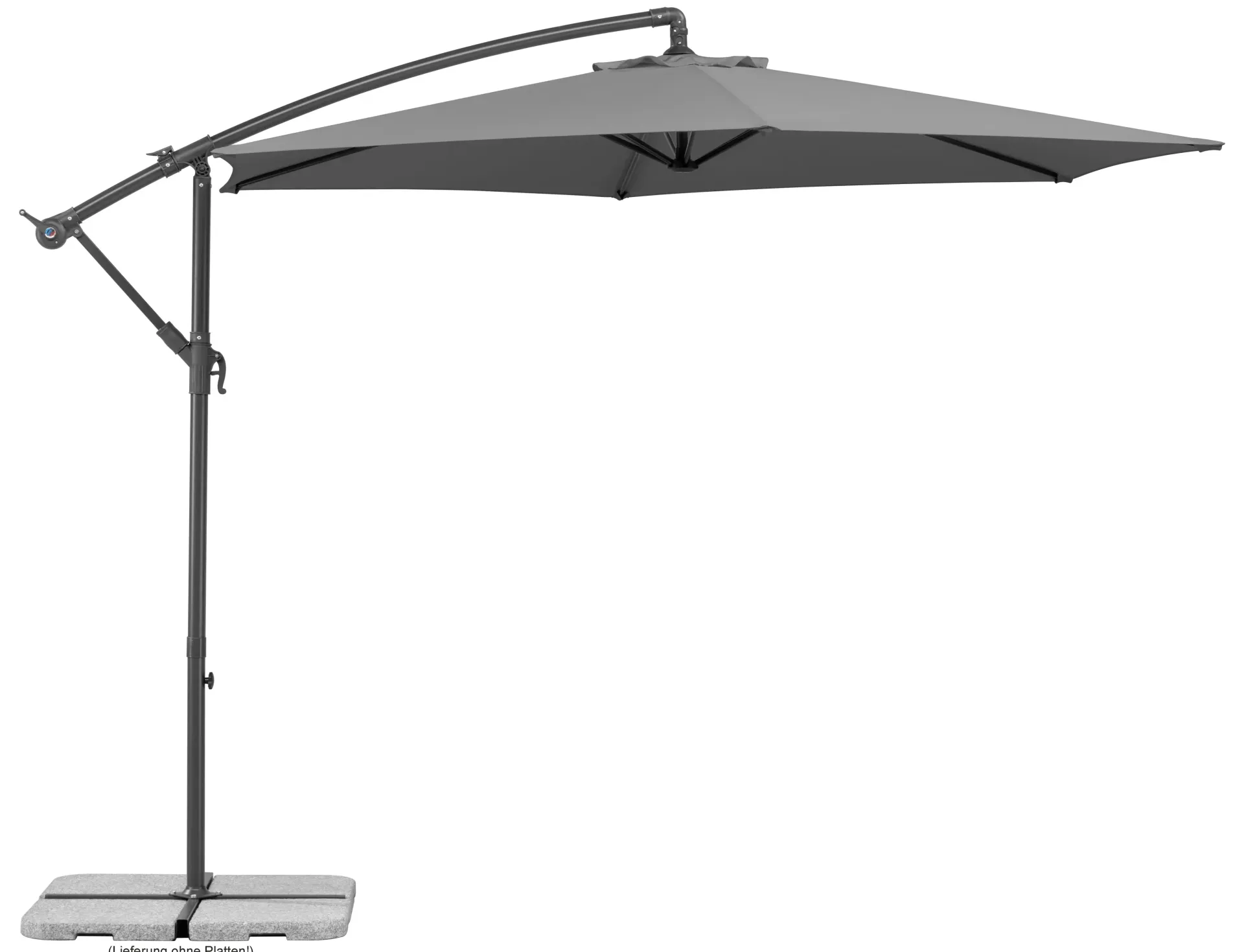 Schneider Ampelschirm Venus anthrazit Ø 300 cm