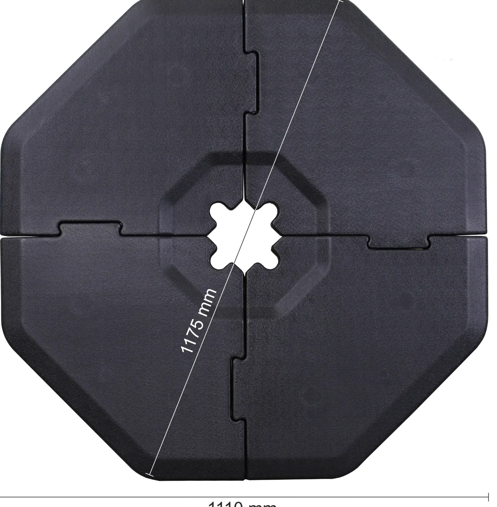 Schneider Einlegeplatten für Ampelschirme 4er-Set