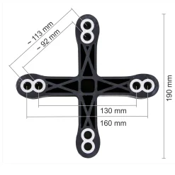 Schneider Einlegeplatten für Ampelschirme 4er-Set
