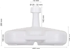 Schneider Schirmständer PE 20 L weiß