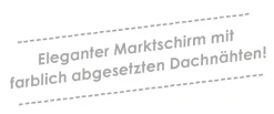 Schneider Sonnenschirm Adria silbergrau, ca. 300 cm Ø