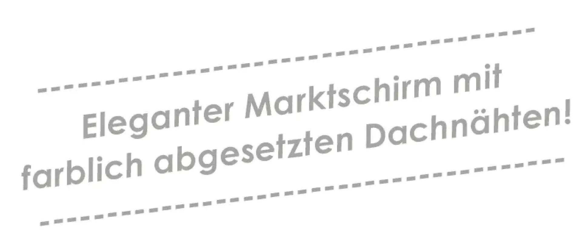 Schneider Sonnenschirm Adria silbergrau, ca. 300 cm Ø