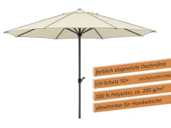 Schneider Sonnenschirm Adria natur Ø 350 cm