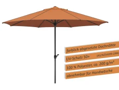 Schneider Sonnenschirm Adria terracotta Ø 350 cm