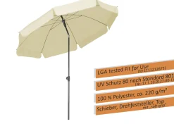 Schneider Sonnenschirm Aquila natur Ø 200 cm