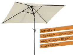 Schneider Sonnenschirm Bilbao natur 210 x 130 cm