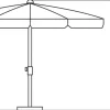 Schneider Sonnenschirm Ibiza Ø 200 cm anthrazit