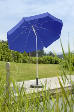 Schneider Sonnenschirm Ibiza blau Ø 240 cm
