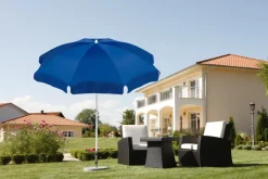 Schneider Sonnenschirm Ibiza blau Ø 240 cm
