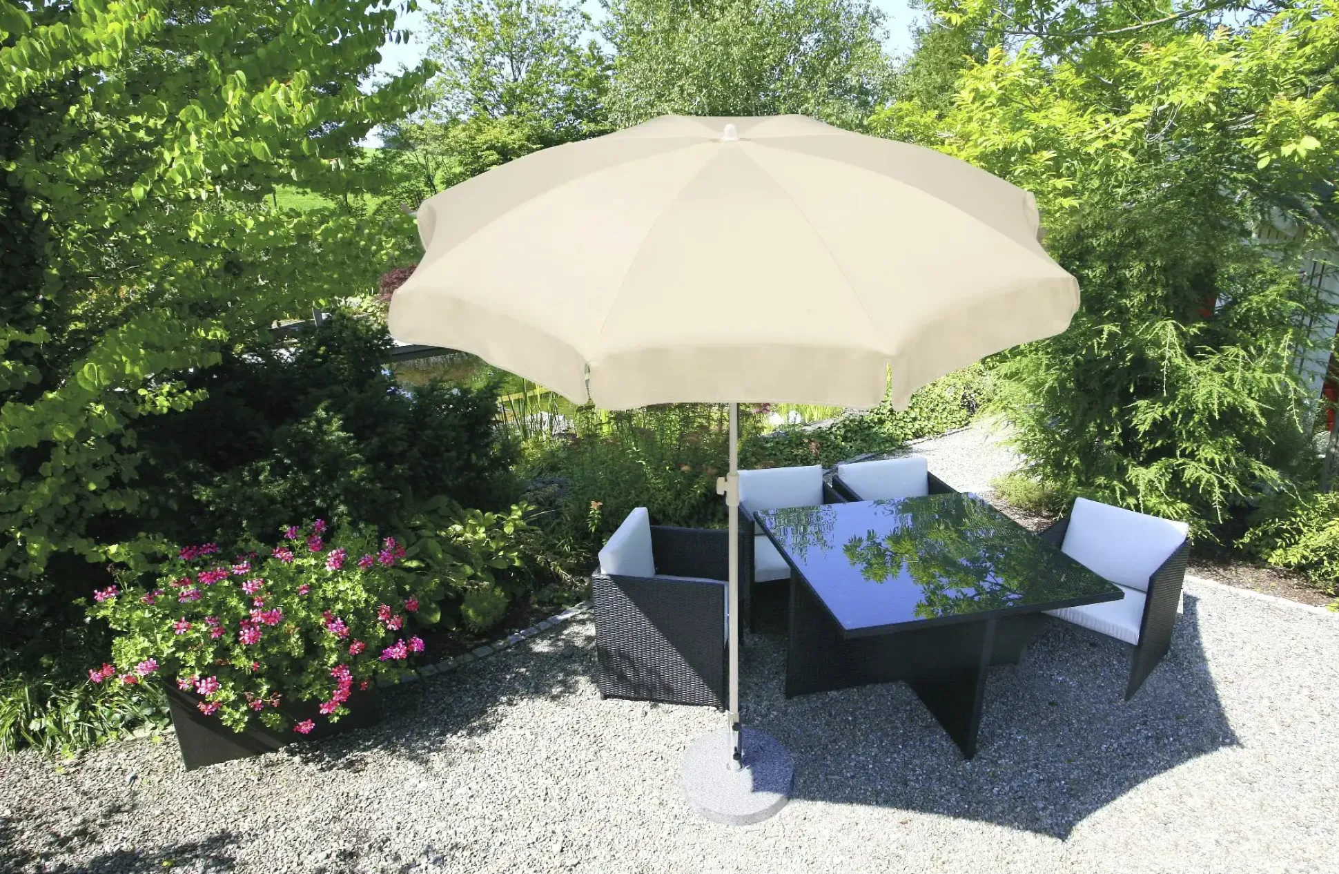 Schneider Sonnenschirm Ibiza natur Ø 240 cm