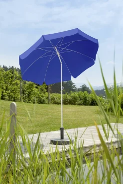 Schneider Sonnenschirm Ibiza blau Ø 200 cm