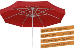 Schneider Sonnenschirm Jumbo rot Ø 300 cm