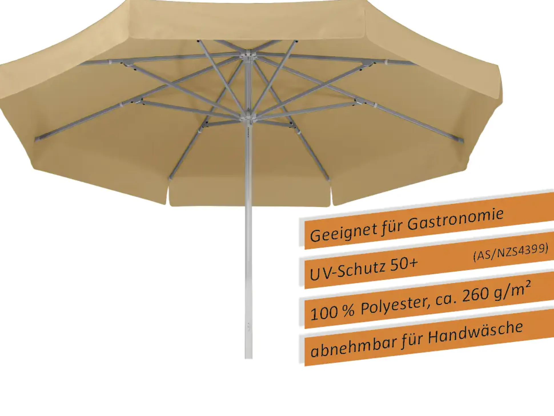 Schneider Sonnenschirm Jumbo sand Ø 400 cm