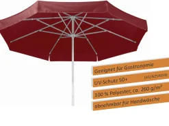Schneider Sonnenschirm Jumbo bordeaux Ø 400 cm