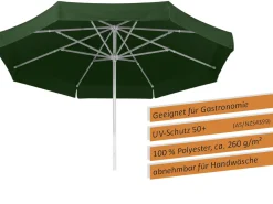 Schneider Sonnenschirm Jumbo dunkelgrün Ø 300 cm
