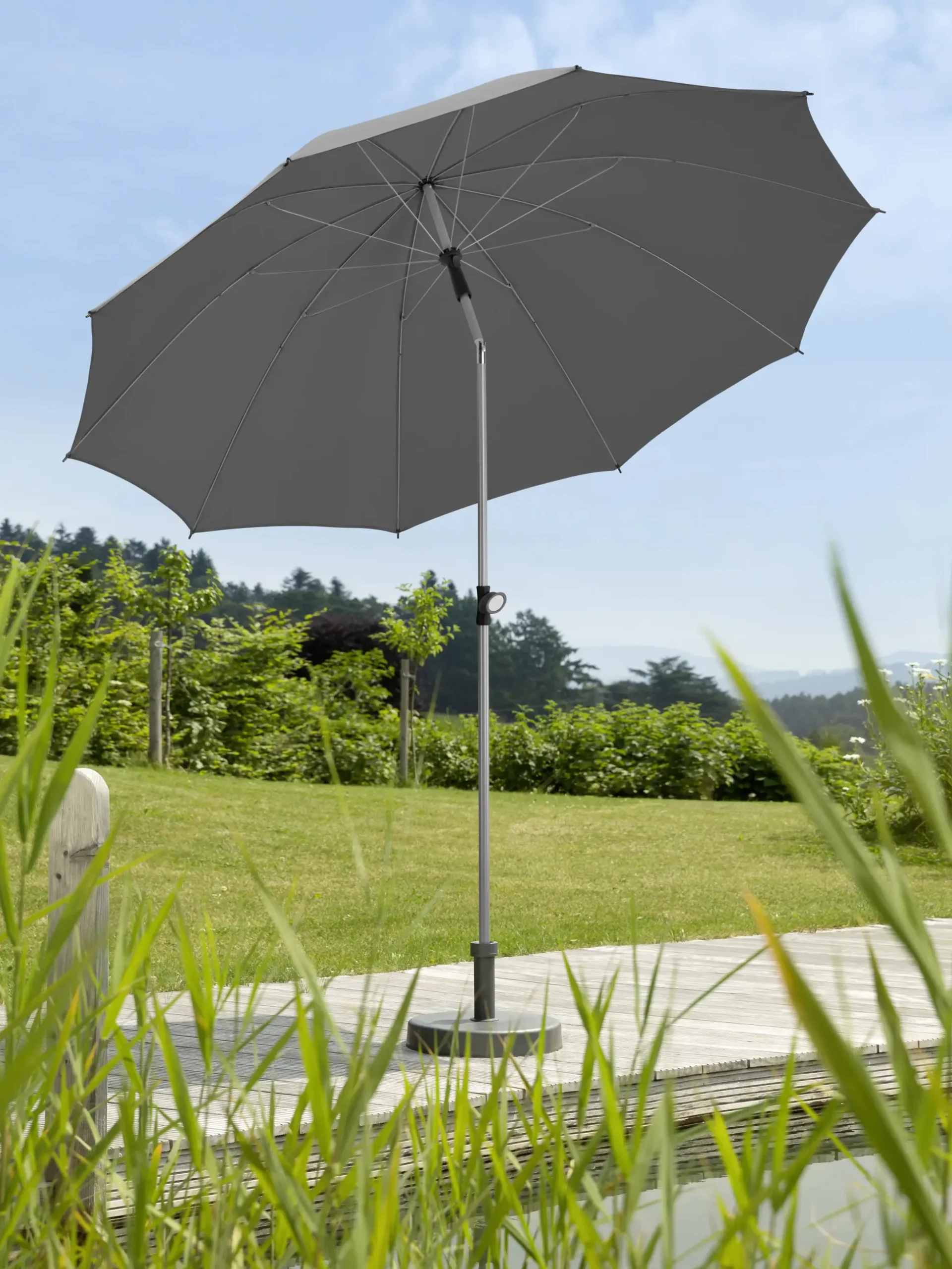 Schneider Sonnenschirm Locarno anthrazit Ø 220 cm